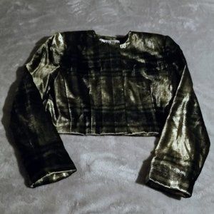 Gorgeous Carlisle Velvet Plaid Blazer